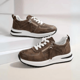Danielle luxe comfort sneakers for women in black, side view