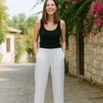 Flaris breezy comfort pants shown in multiple colours with a relaxed casual fit