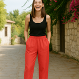 Flaris breezy comfort pants shown in multiple colours with a relaxed casual fit
