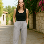 Flaris breezy comfort pants shown in multiple colours with a relaxed casual fit