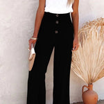 Ammora breezy high-waist pants with smocked waistband and relaxed flowy fit