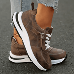 Danielle luxe comfort sneakers for women in black, side view