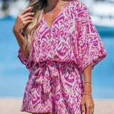 Alec lace-up front jumpsuit with a flattering, sleek silhouette