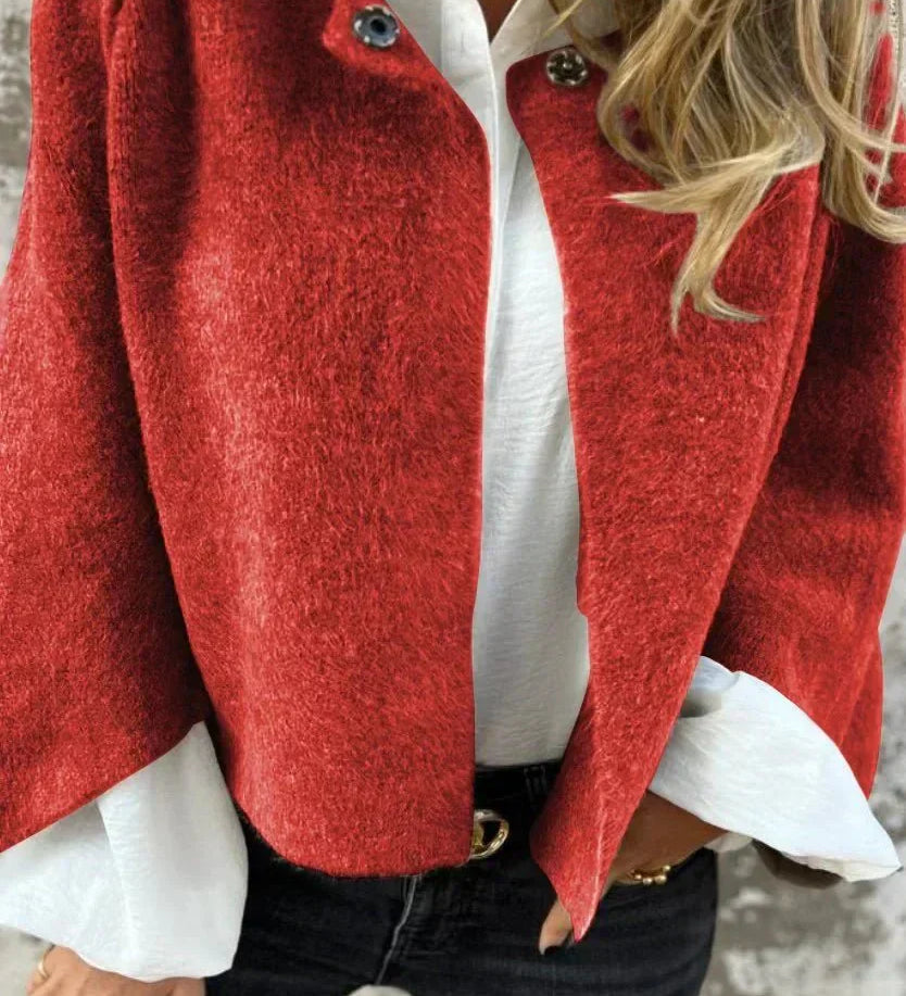 Olivia elegant soft jacket shown in a classic tailored silhouette