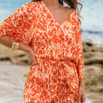 Alec lace-up front jumpsuit with a flattering, sleek silhouette