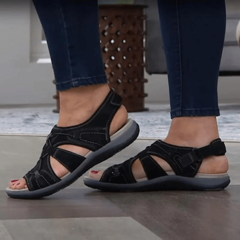 Sandro Coastal Sandals in a comfortable everyday style, shown in multiple colours