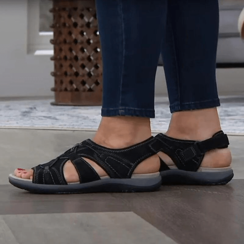 Sandro Coastal Sandals in a comfortable everyday style, shown in multiple colours