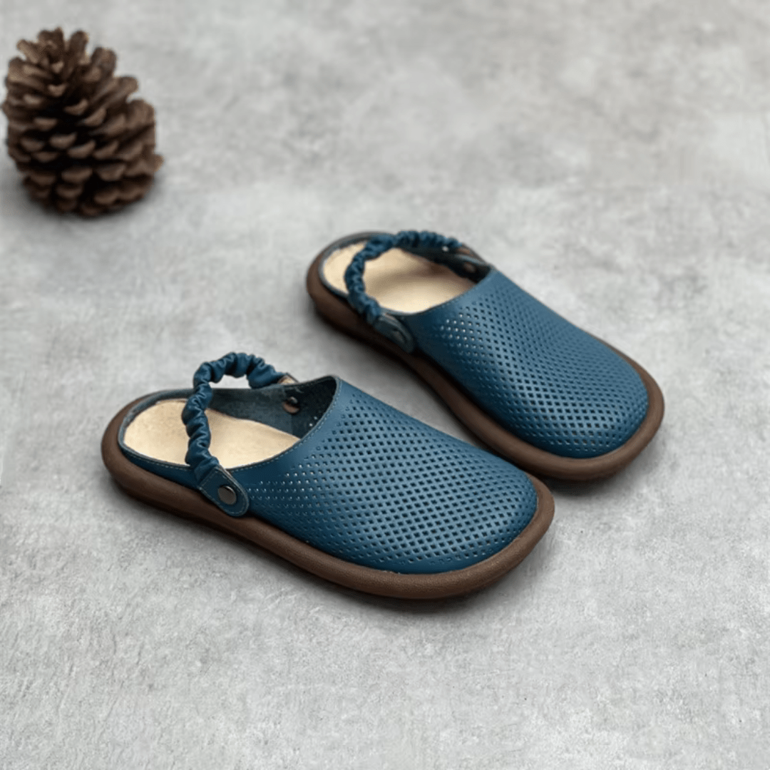 Iya sleek minimalist sandal with a slim strap in a neutral tone