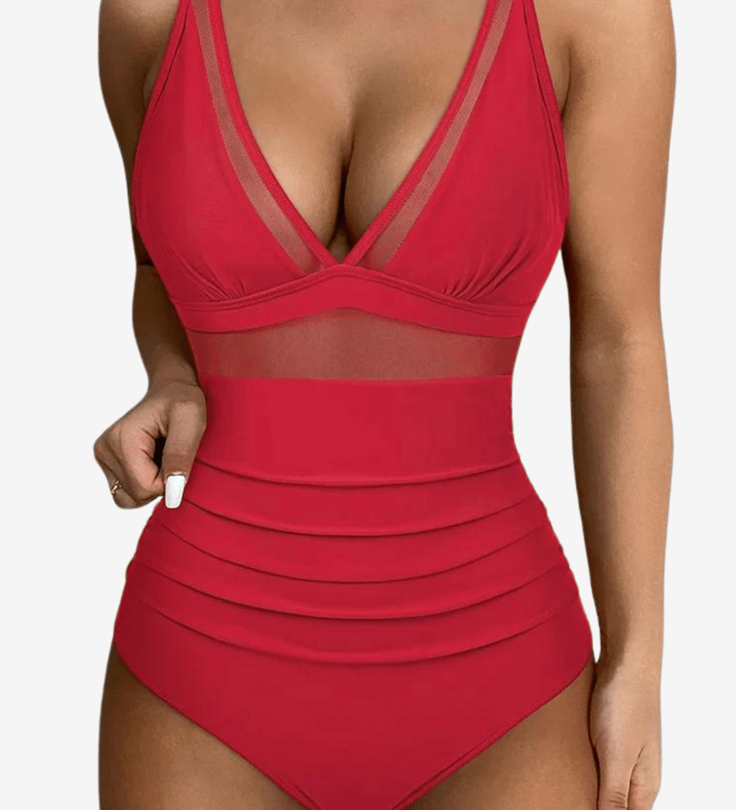 Elani effortless elegance one-piece swimsuit shown in multiple colours