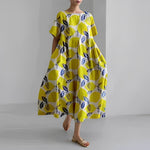 Celia floral Garden Goddess dress in a feminine print, shown in multiple colourways