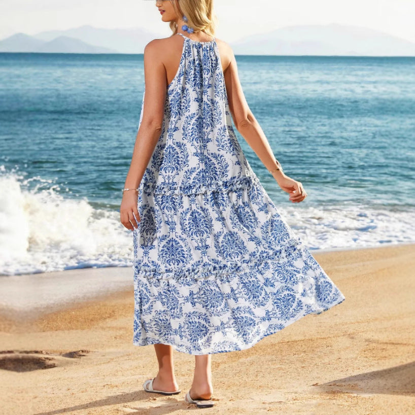 Hadley flowy boho dress with relaxed silhouette and empire waistline