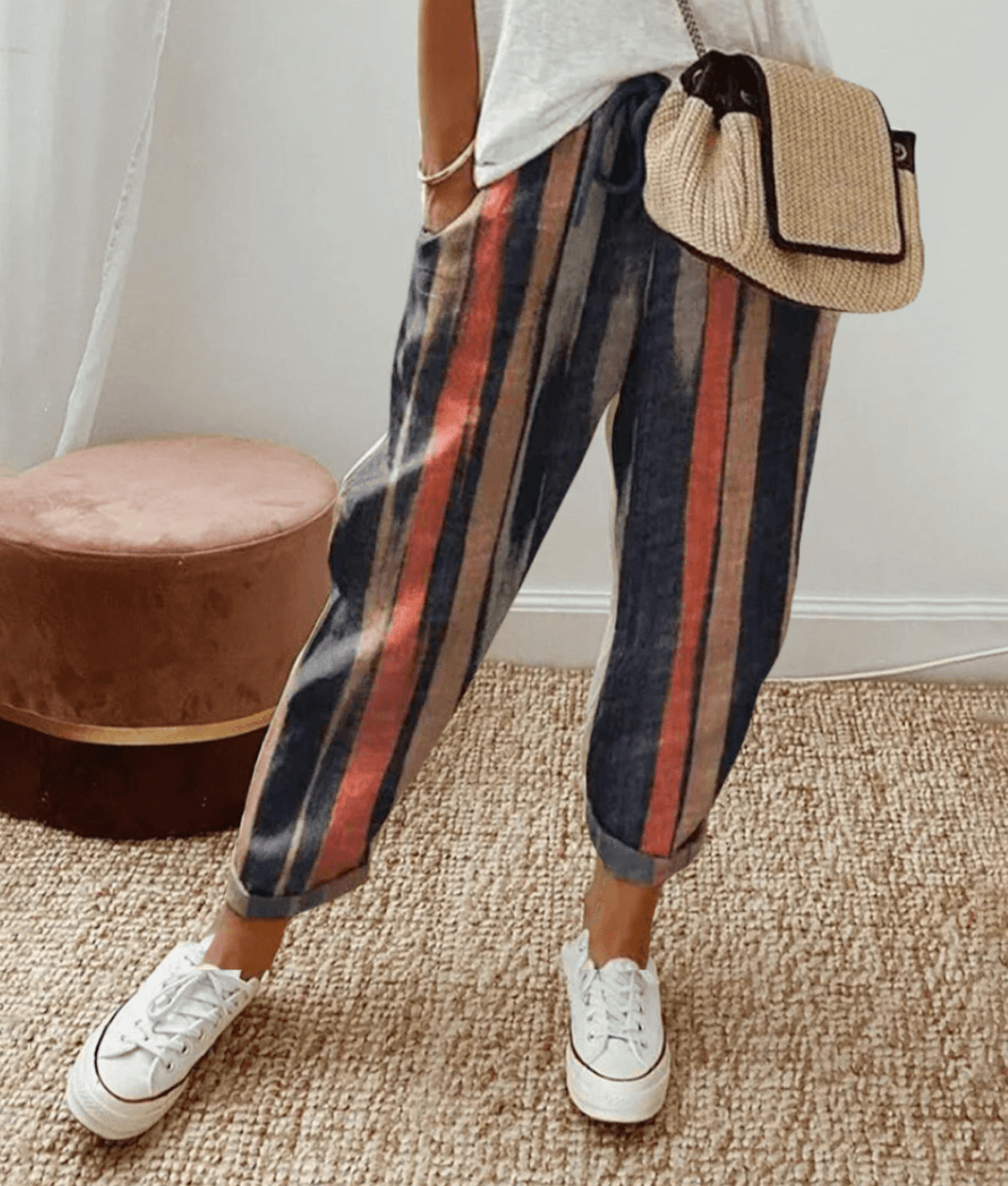 Emelia premium tailored pants shown in a refined, structured silhouette