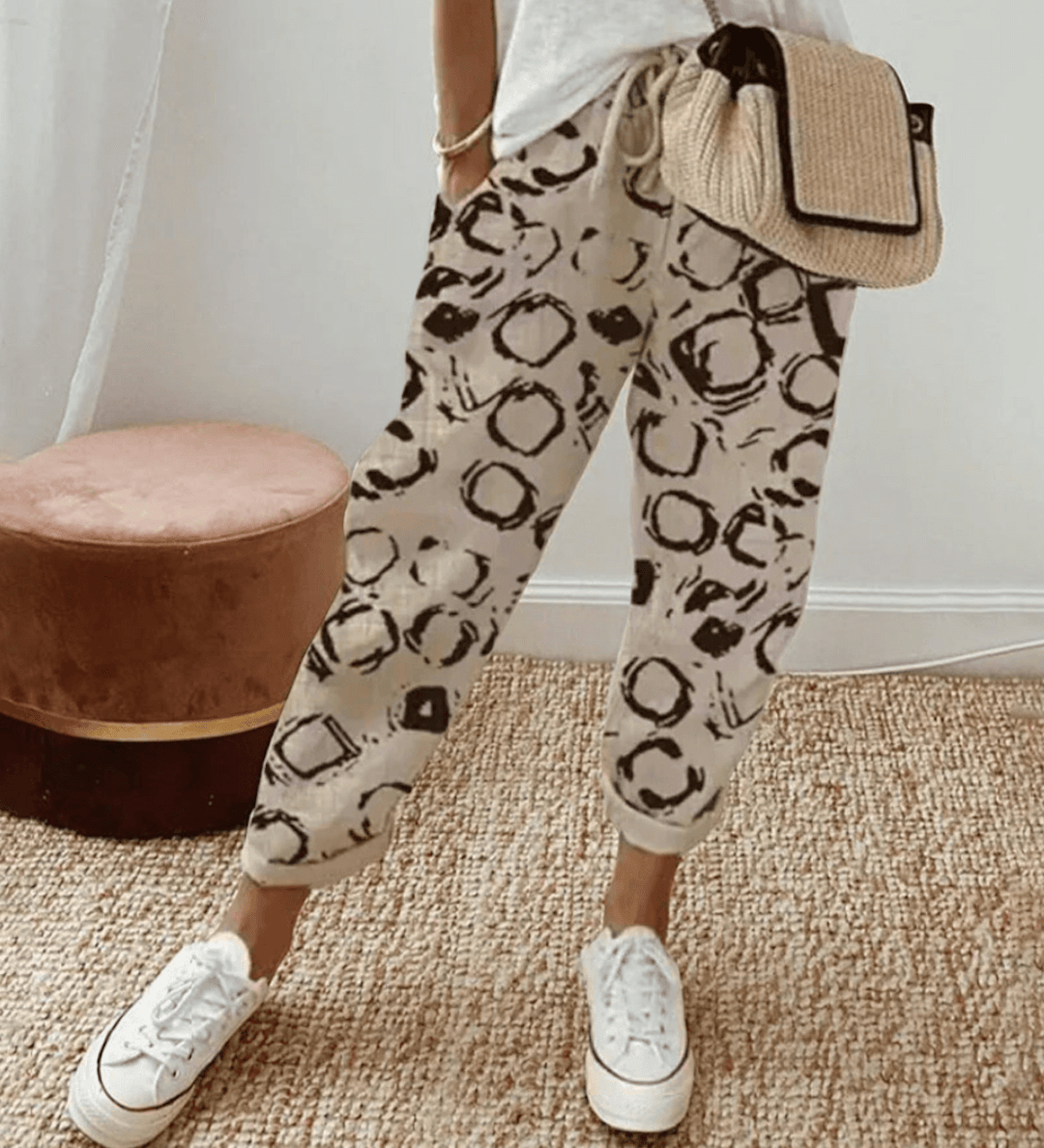 Emelia premium tailored pants shown in a refined, structured silhouette