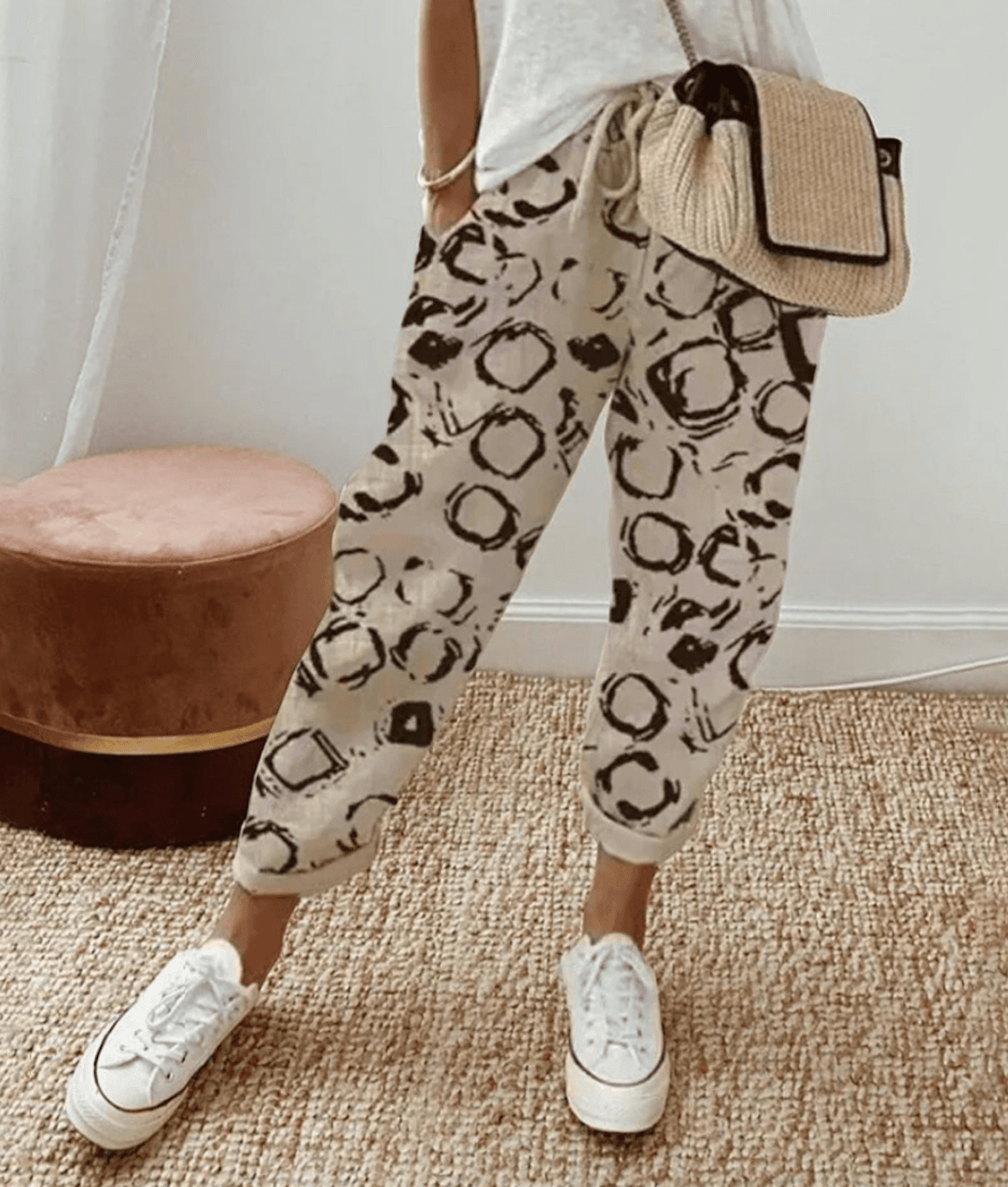 Emelia premium tailored pants shown in a refined, structured silhouette