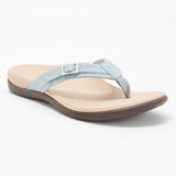 Zypra comfortable orthopedic summer sandals shown in a light blue colourway