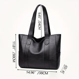 Sophia's Luxe Legacy premium leather handbag shown in Coffee and Black