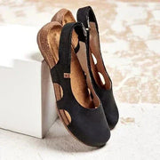 Hoana supportive comfort sandals shown in neutral colours
