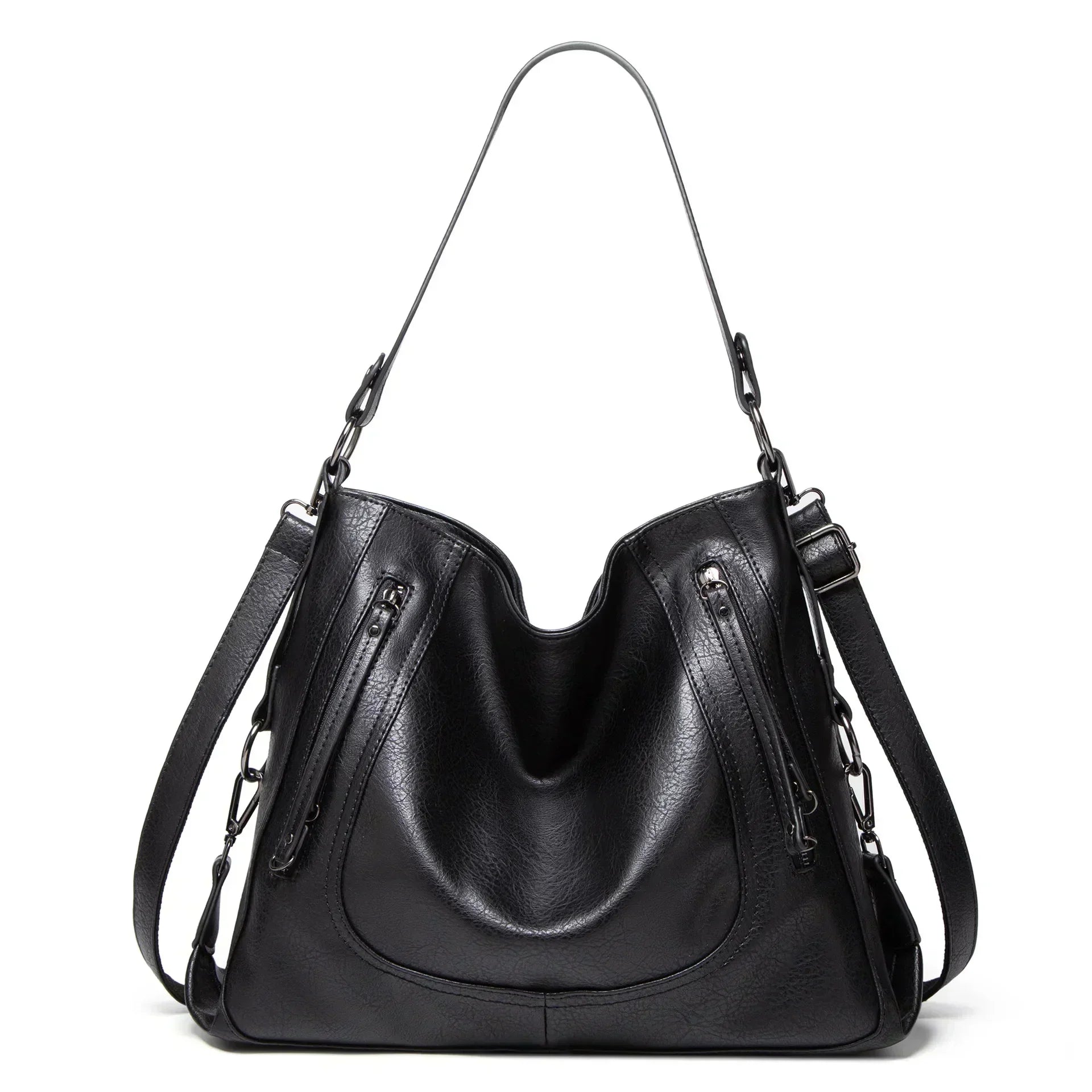 Evening Glow | Luxe Leather Shoulder Bag