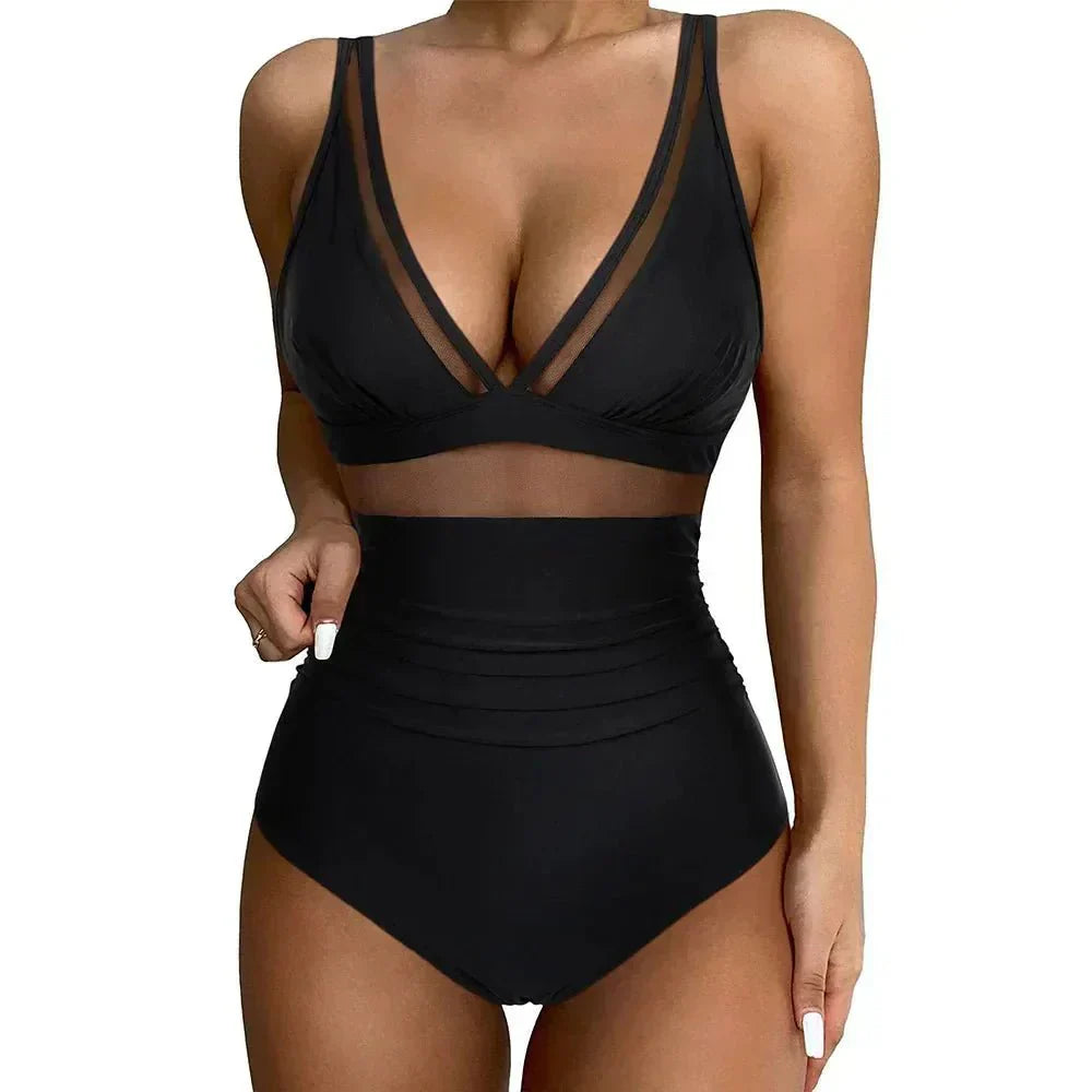 Elani effortless elegance one-piece swimsuit shown in multiple colours