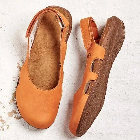Hoana supportive comfort sandals shown in neutral colours