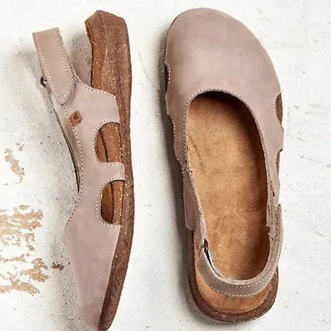 Hoana supportive comfort sandals shown in neutral colours
