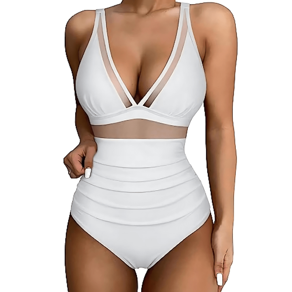 Elani effortless elegance one-piece swimsuit shown in multiple colours