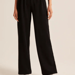 Haidee sleek wide-leg tailored pants for women, shown in a neutral colour