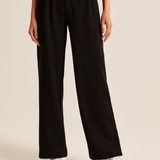 Haidee sleek wide-leg tailored pants for women, shown in a neutral colour
