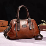 Willow signature statement handbag shown with structured silhouette and secure flap closure