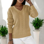 Candice Scandi-inspired knit top with a classic Nordic pattern and relaxed fit