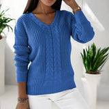 Candice Scandi-inspired knit top with a classic Nordic pattern and relaxed fit