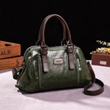 Willow signature statement handbag shown with structured silhouette and secure flap closure