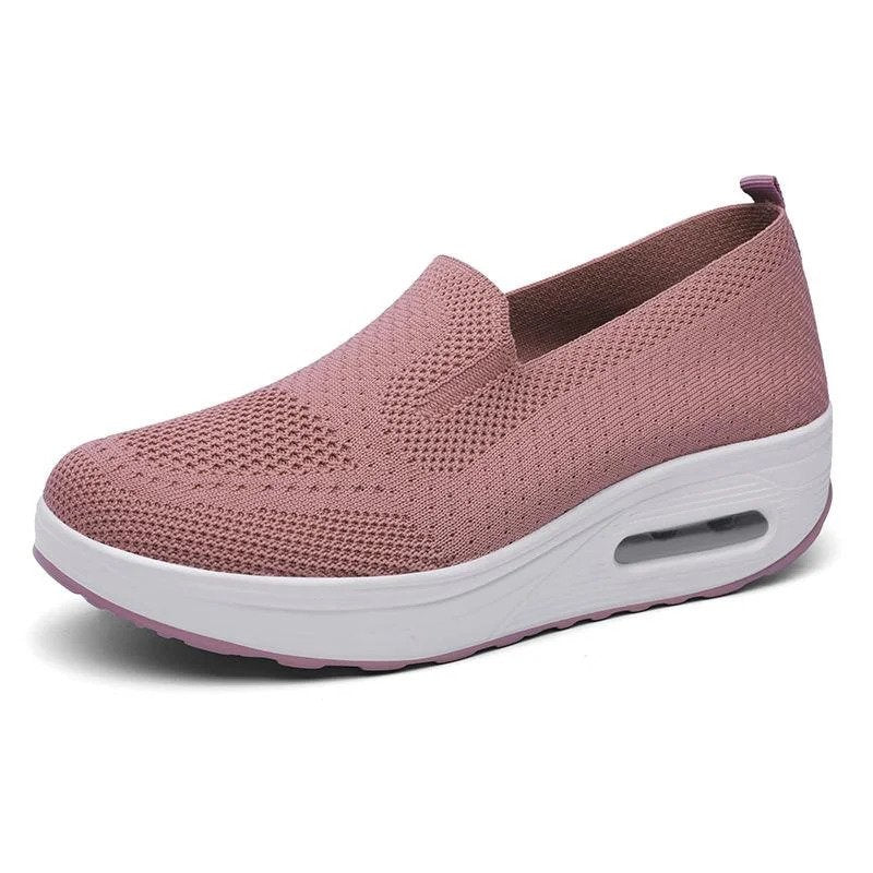 Easewalk comfort support women's shoes shown in a soft neutral colour