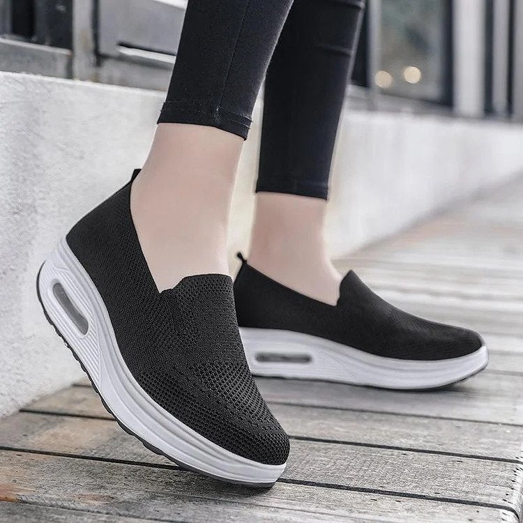 Easewalk comfort support women's shoes shown in a soft neutral colour