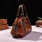 Willow signature statement handbag shown with structured silhouette and secure flap closure