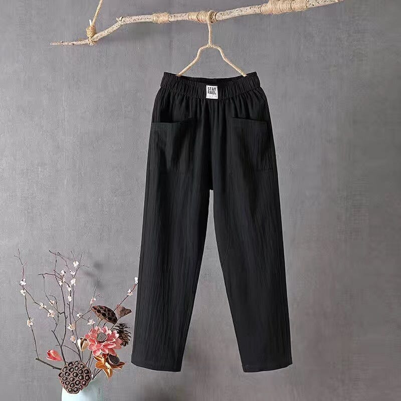 Flaris breezy comfort pants shown in multiple colours with a relaxed casual fit