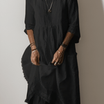 Adeline flowing maxi dress with a relaxed, floor-length silhouette