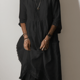 Adeline flowing maxi dress with a relaxed, floor-length silhouette