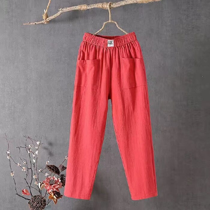 Flaris breezy comfort pants shown in multiple colours with a relaxed casual fit