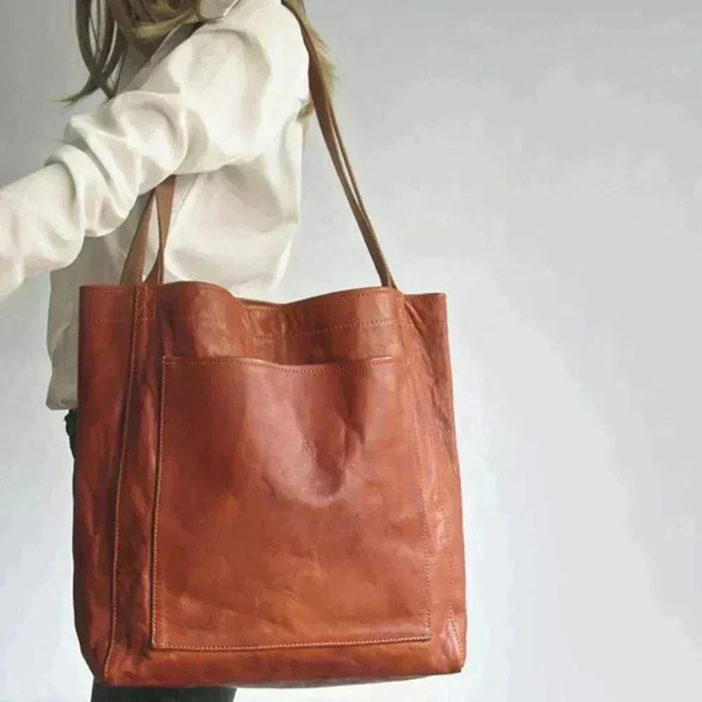 Luma modern elegance tote bag shown in a sleek neutral colour