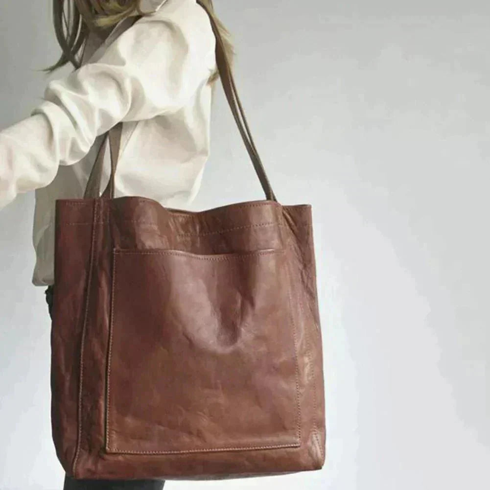 Luma modern elegance tote bag shown in a sleek neutral colour