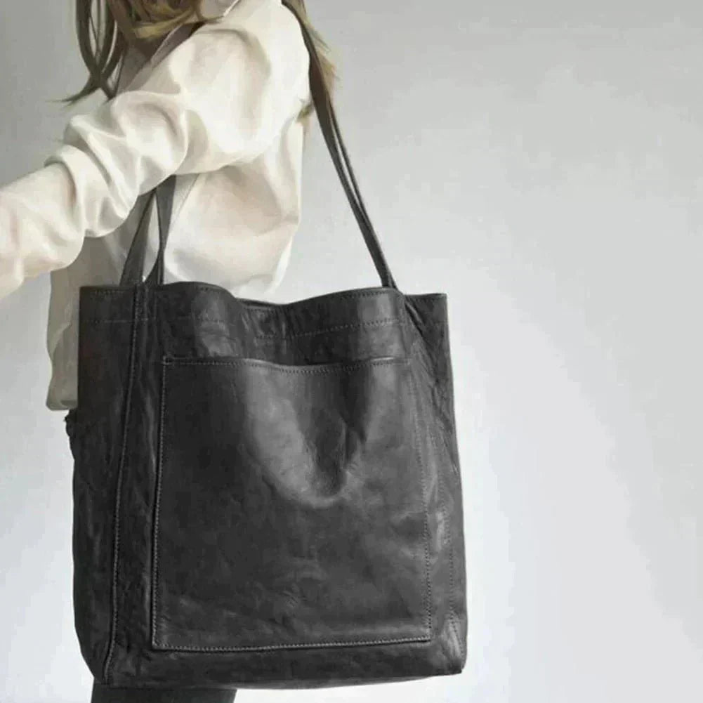 Luma modern elegance tote bag shown in a sleek neutral colour