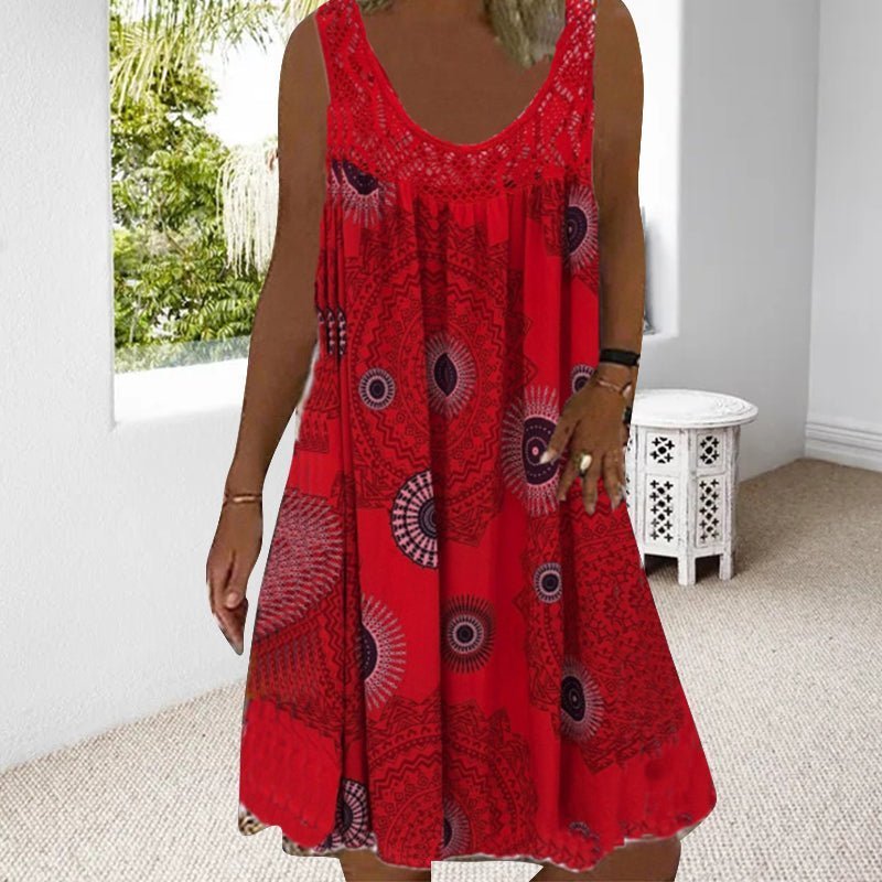 Islanda Summer Shore Dress shown in a light, breezy summer silhouette
