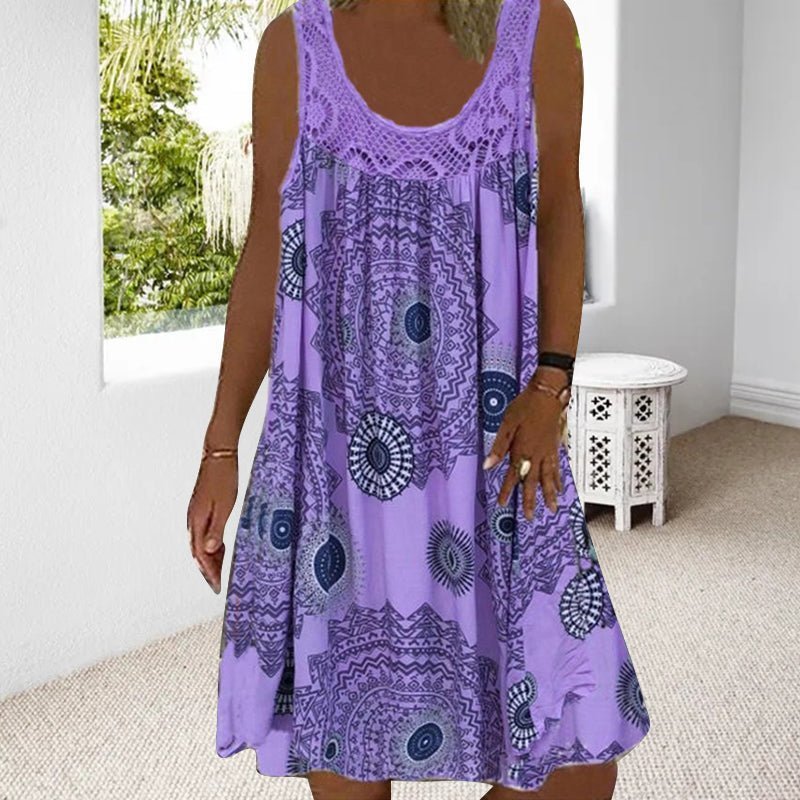 Islanda Summer Shore Dress shown in a light, breezy summer silhouette