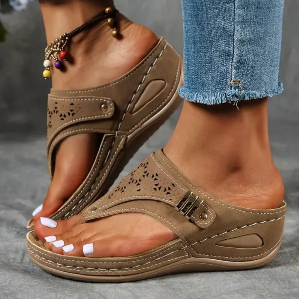 Lillian luxe comfort sandals for women, available in black, blue, bordeaux red and brown
