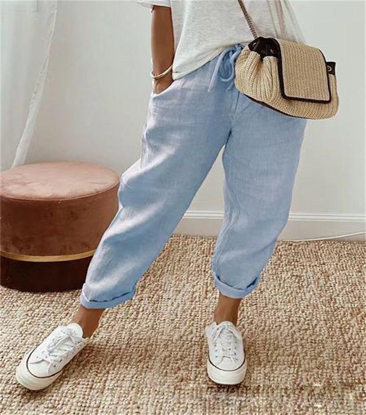 Emelia premium tailored pants shown in a refined, structured silhouette